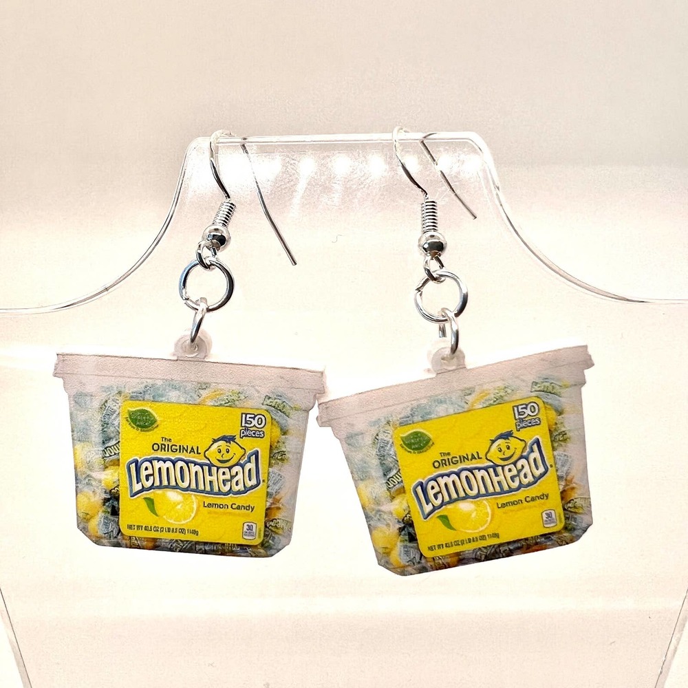 Lemon Heads Earrings - Candy Earrings - Halloween Earrings - Y2K Earrings